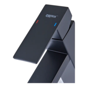 ZERIX KUB-001 BLACK Змішувач для умивальника з нерж. сталі SUS304