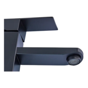 ZERIX KUB-001 BLACK Змішувач для умивальника з нерж. сталі SUS304