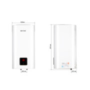 MIXXUS EWH-13080 CUBE WET(V)Водонагрівач "КВАДРАТ" накопич. 80 л, мокр. тен 2,0 kW (1 шт/ящ)