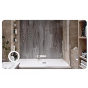 GRUNVEL S800600 - 16, Дзеркало прямокутне з фоновим підсвічув., лінза, протизапотівання, 800*600