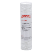 KOER KV-02-2510-01 (старий арт. KV.0101) Картридж із поліпропіленової НИТКА PP1 2,5"х10" (48 шт/ящ)