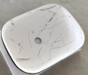 MIXXUS PREMIUM DIVERSE-0112 MARBLE-BLACK Раковина накладна 455х325х135mm (1 шт/ящ)