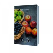 MIXXUS GWH-0310 BASIC GLASS Газова колонка димохідна 10 л/хв (панель зі скла з малюнком)