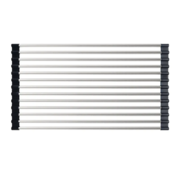 MIXXUS RAC-01.SUS BLACK Килимок-сушарка для посуду на мийку з н.ст.SUS304 (кол. чорний) (40 шт/ящ)
