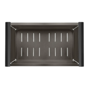 MIXXUS BAS-02 NANO-BLACK Сушарка для посуду 440мм з нерж. сталі (колір графіт) (20 шт/ящ)