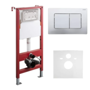 KOER KT-0502-01 Комплект інсталяційний для унітазу 500x165x1125mm з пан. змиву KT-0602-01 ХРОМ