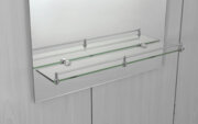 ZERIX SANSA MRZ04-450x600x100 Дзеркало настінне прямокутне з полицею та декором (10 шт/ящ)