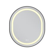 MIXXUS PREMIUM ELLIPSE MV05-80x70-REVERSE BLACK Дзеркало (LED Touch, Anti-fog, димер(3-6kK))(5шт/ящ)