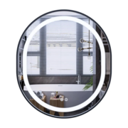 MIXXUS PREMIUM ELLIPSE MV05-80x70-REVERSE BLACK Дзеркало (LED Touch, Anti-fog, димер(3-6kK))(5шт/ящ)