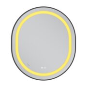 MIXXUS PREMIUM ELLIPSE MV05-80x70-REVERSE BLACK Дзеркало (LED Touch, Anti-fog, димер(3-6kK))(5шт/ящ)
