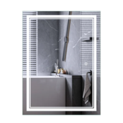 MIXXUS PREMIUM QUADRO MR20-80x60-REVERSE Дзеркало (LED Touch, Anti-fog, димер рег. яскр.) (5шт/ящ)