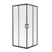 MIXXUS PREMIUM DIVERSE SC02-90x90x195-TR BLACK Душова кабіна без піддону прозоре скло 5мм (1 шт/ящ)