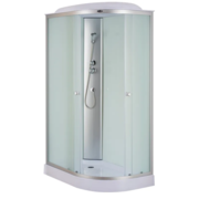 MIXXUS WAVE SB02-120x80x215-L-FB SATIN (в 3 ящ) Бокс душ. без гідром. з низ. піддон. матове скло 4мм