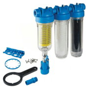 RA6095214  Фільтр  HYDRA RAINMASTER TRIO  1/2" (латунь) + картриджи RAH, FA, LA  45°C  8 bar  KIT