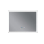 MIXXUS MR04-80x60 з LED Touch, Anti-fog, Дзеркало димером, регулюванням яскравості, годинником
