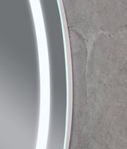 MIXXUS PLAIN MV02-60x80 Дзеркало з LED Touch, Anti-fog, димером, рег. яскр., годинником (5 шт/ящ)