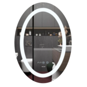 MIXXUS PLAIN MV02-60x80 Дзеркало з LED Touch, Anti-fog, димером, рег. яскр., годинником (5 шт/ящ)