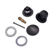 KOER PW-01-05 1 1/4'' Донний клапан д/раков.універс(з/без перел) СLICK-СLACK (Кол.чорн) (20 шт/ящ)