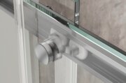 KOER SR SC03-100x100x200-TR-01 Душова кабіна без піддону прозоре скло EASY CLEAN 6мм ХРОМ (1 шт/ящ)