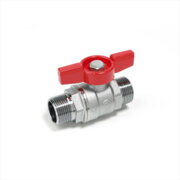 Giacomini R253X003  1/2" ЗЗ. Кульовий кран  черв. мет