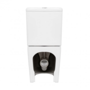 MIXXUS PREMIUM BEVEL-0402-T1 (компл.в 2 ящ) Унітаз-компакт 670х390х880mm система змиву TORNADO 1.0