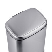 MIXXUS PREMIUM STYLE-TC0305 SS COLOR Відро для сміття з пл.закр. прямокутне 5л (кол.нерж) (6шт/ящ)