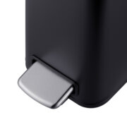 MIXXUS PREMIUM QUADRO-TC0105 BLACK Відро для сміття з пл.закр. прямокутне 5 л (кол.чорний) (6 шт/ящ)