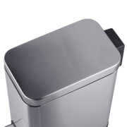 MIXXUS PREMIUM QUADRO-TC0105 SS COLOR Відро для сміття з пл.закр. прямокутне 5л (кол.нерж) (6шт/ящ)