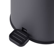 MIXXUS PREMIUM OLIVARY-TC0105 GRAPHITE Відро для сміття з пл.закр. овальне 5 л (кол.графіт) (6шт/ящ)