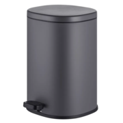MIXXUS PREMIUM OLIVARY-TC0105 GRAPHITE Відро для сміття з пл.закр. овальне 5 л (кол.графіт) (6шт/ящ)