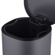 MIXXUS PREMIUM OLIVARY-TC0105 GRAPHITE Відро для сміття з пл.закр. овальне 5 л (кол.графіт) (6шт/ящ)