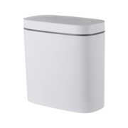 MIXXUS FLAT-TC0109 WHITE Відро для сміття сенсорне овальне 9 л (кол.білий) (16 шт/ящ)