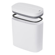 MIXXUS FLAT-TC0109 WHITE Відро для сміття сенсорне овальне 9 л (кол.білий) (16 шт/ящ)