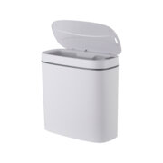 MIXXUS FLAT-TC0109 WHITE Відро для сміття сенсорне овальне 9 л (кол.білий) (16 шт/ящ)