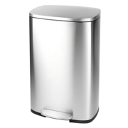 MIXXUS BEVEL-TC0112 SS COLOR Відро для сміття з плавним закриттям прямокутне 12л (кол.нерж) (4шт/ящ)