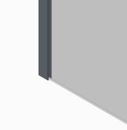 KOER SR SP01-90x200-TR-01 Душова перегородка Walk-In прозоре скло EASY CLEAN 8мм ХРОМ (1 шт/ящ)