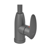 PLAMIX CEZAR-011-B SET GRAPHITE Змішувач для кухні (з підведенням) (20 шт/ящ)