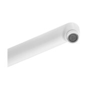PLAMIX LUCAS-006 EURO SET WHITE Змішувач для ванни (з шлангом, лійкою та кронштейном) (24 шт/ящ)
