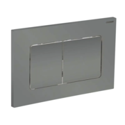 KOER KT-0602-07 Панель змиву 240x160x10mm пластикова, кнопка квадратна (колір ГРАФІТ) (10 шт/ящ)