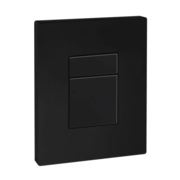 KOER KT-0607-05 Панель змиву 157x198x3mm пластикова, кнопка квадратна (колір ЧОРН. МАТ.) (10 шт/ящ)