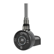 Тен/рушникосуш Pro Onlyheat Amber Black Matte 0,6 кВт 1/2" 53,5 см /ПРИХ МОНТ/зємний тен (6/24) WIFI