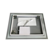 ZERIX KUBIX MR03-80x60-REVERSE Дзеркало з LED Touch, Anti-fog, димером, рег. яскр. (5 шт/ящ)