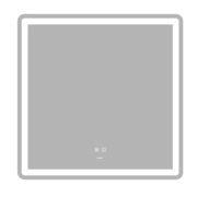 ZERIX MIRRA MR05-80x80 Дзеркало з LED Touch, Anti-fog, димером, рег. яскр. (5 шт/ящ)