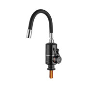 ZERIX ELW06-EF-2BLACK(ELW06-EF-B BLACK) Водонагр.3,3kWпрот.ІНД.ТЕМП.,СИЛ.вил,на мийку(чорн)(12шт/ящ)