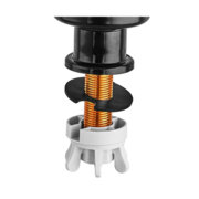 ZERIX ELW06-EF-2BLACK(ELW06-EF-B BLACK) Водонагр.3,3kWпрот.ІНД.ТЕМП.,СИЛ.вил,на мийку(чорн)(12шт/ящ)
