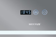 MIXXUS WARM MR02-80x80 Дзеркало з LED Touch, Anti-fog, димером, рег. яскр., годинником (5 шт/ящ