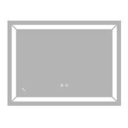 ZERIX KUBIX MR04-80x60-REVERSE Дзеркало з LED Touch, Anti-fog, димером, рег. яскр. (5 шт/ящ)