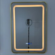 KRAFT Дзеркало з LED MOV3 8060 Gold VIP Регулювання яскравсті за допомогою жесту
