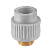 KOER K0097.PRO.WN - 25х3/4М PPR Муфта ЗР (162 шт/ящ, 27 шт/пакет)