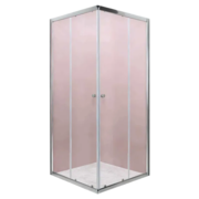 MIXXUS CUBIC SC01-90x90x185-TR CHROME NEW Душова кабіна без піддону прозоре скло 4мм (1 шт/ящ)